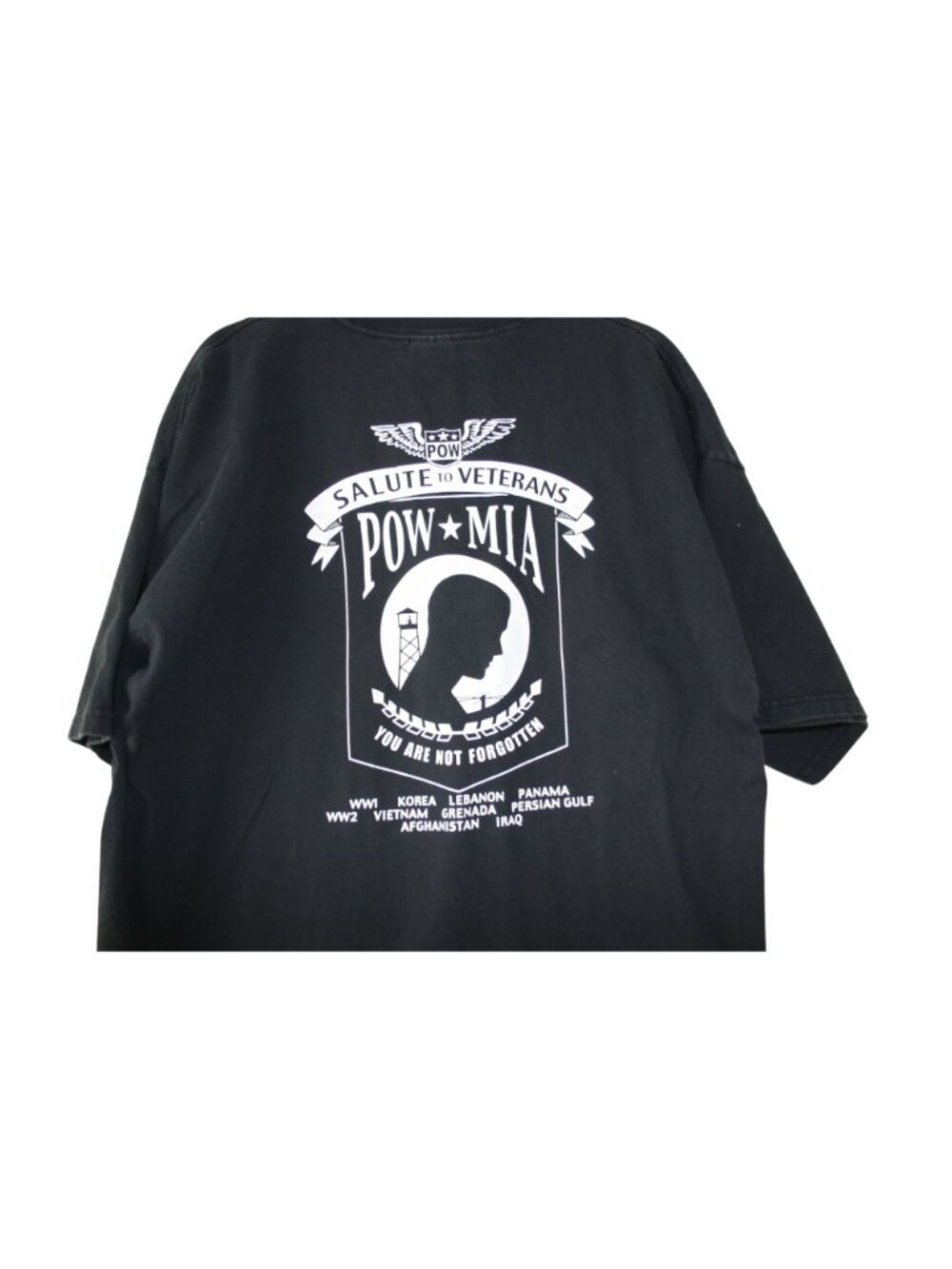 Rolling Thunder Let Freedom Reign Eagle Graphic T-Shirt XXL Black Gildan NY 2004 - Picture 2 of 7